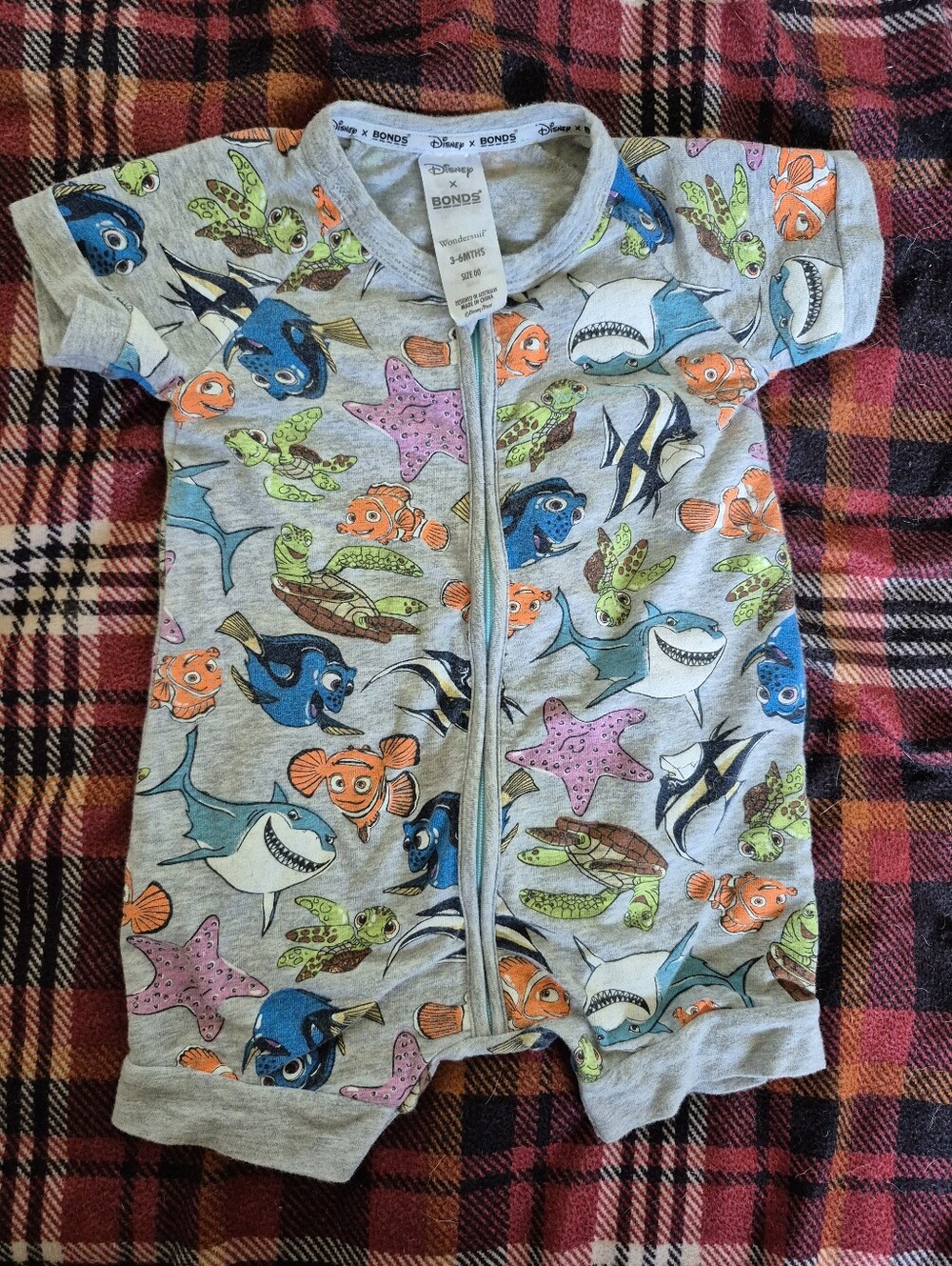 Bonds 3-6m Nemo Romper